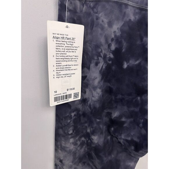 Lululemon Align HR Pant 25” Size 10 Diamond Dye Pitch Grey Graphite DDPG 04971 - Picture 4 of 6